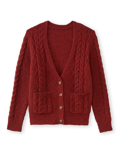 GIlet torsadé