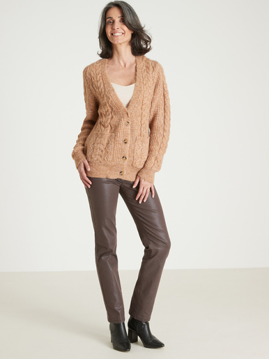 GIlet torsadé