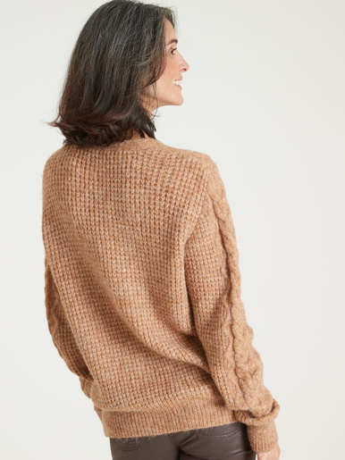 GIlet torsadé
