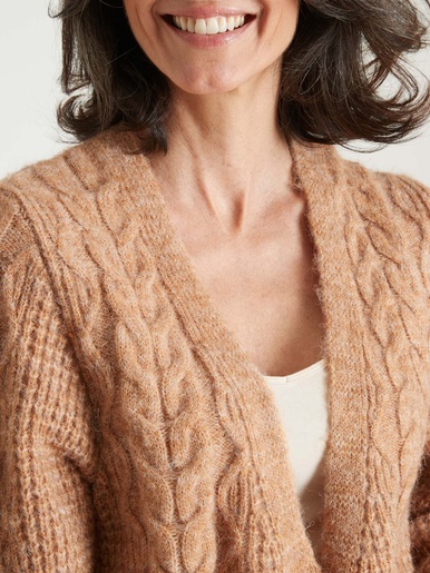 GIlet torsadé