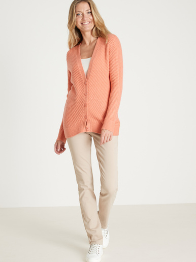 Gilet en maille affinante