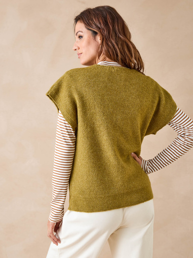 Pull manches T avec laine
