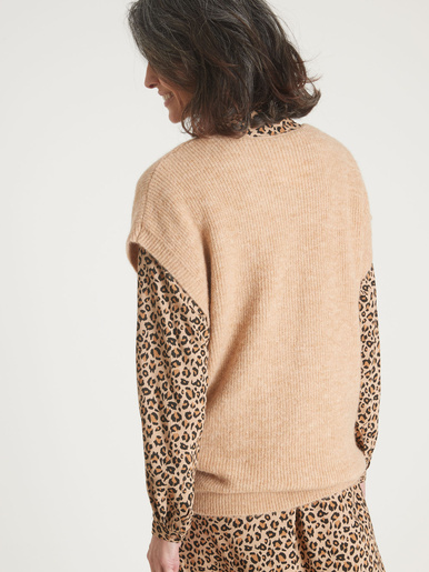 Pull manches T avec laine