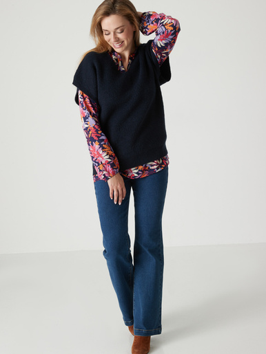 Pull manches T avec laine