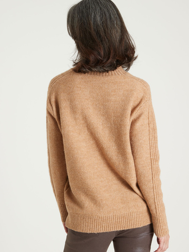 Pull col montant en jersey envers - Daxon - 