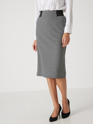 Jupe droite élastiquée