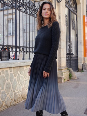 Jupe plissée soleil