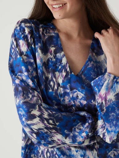 Blouse fluide encolure V