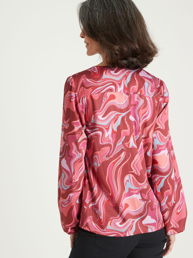 Blouse fluide encolure V