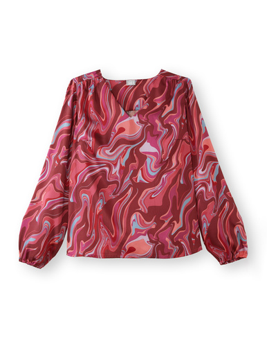 Blouse fluide encolure V