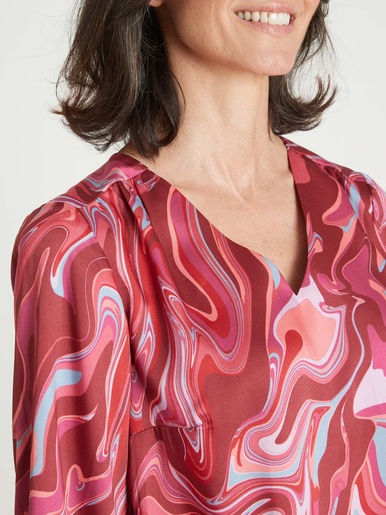 Blouse fluide encolure V
