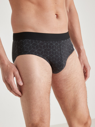 Lot de 4 slips fermés - Daxon - Imprimé noir