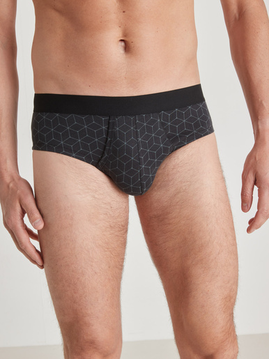 Lot de 3 slips ouverts - Daxon - Imprimé noir
