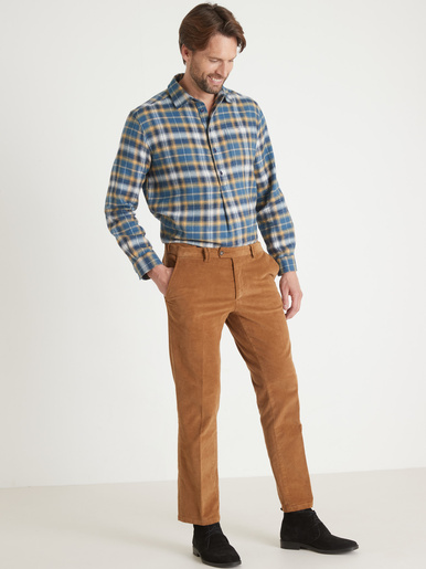 Pantalon en velours côtelé chaud Smile pour homme, optique commandée,  taille élastique, pantalon moelleux, classique coréen