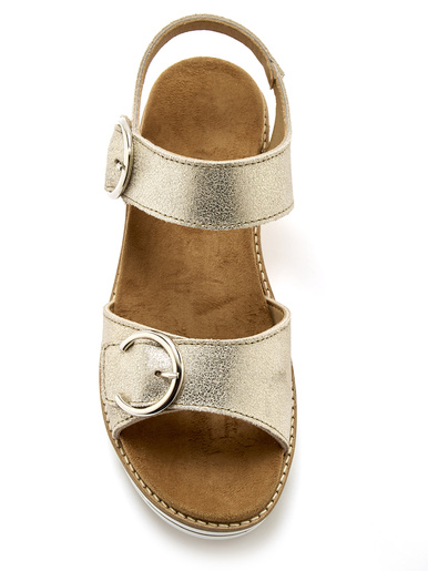 Sandales double scratch semelle amovible