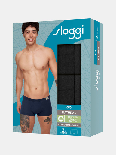 Lot de 2 boxers GO Natural