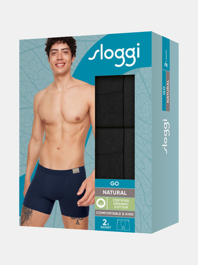 Lot de 2 boxers GO Natural Short