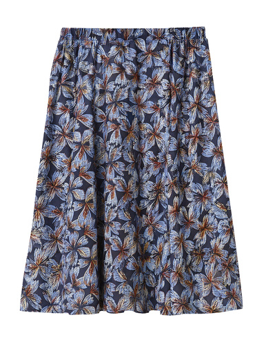Jupe ample midi
