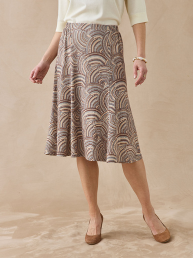 Jupe ample midi