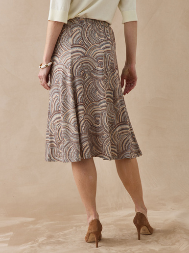 Jupe ample midi