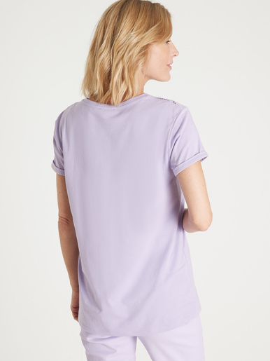 Tee-shirt coton à broderies ajourées