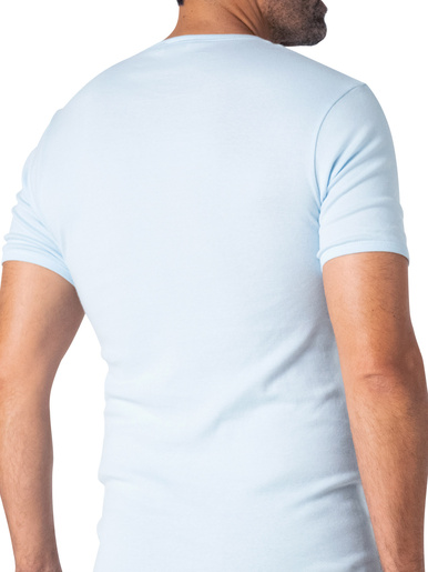Lot de 2 maillots col V manches courtes