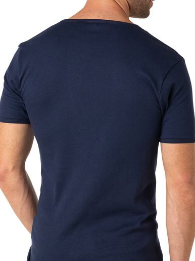 Lot de 2 maillots col V manches courtes