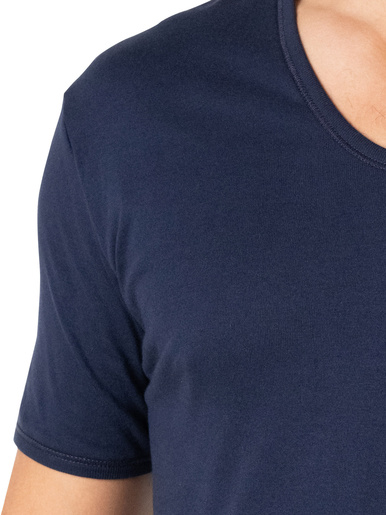 Lot de 2 maillots col V manches courtes