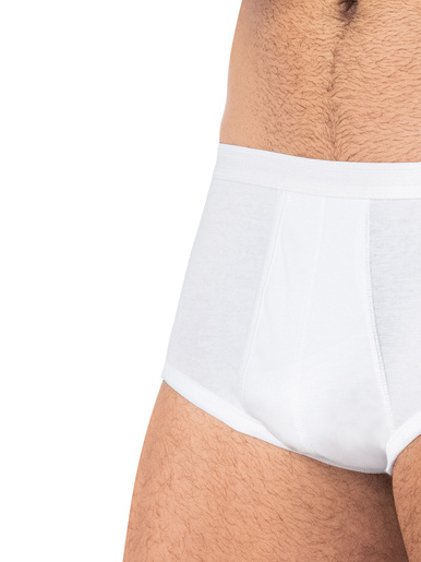 Lot de 2 slips ouverts taille haute