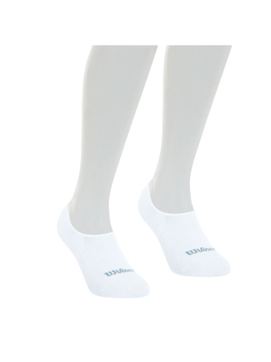 Lot 2 paires de chaussettes invisibles - Wilson - Blanc