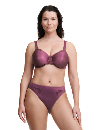 Soutien-gorge Hedona à armatures - Chantelle - Grenat