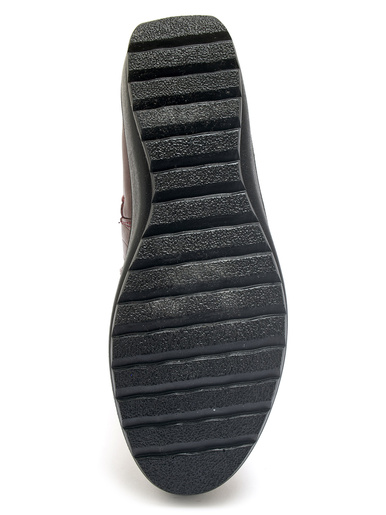 Boots fourrées compensées double zip