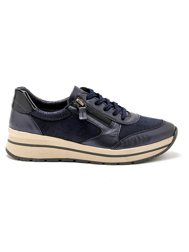 Baskets zip et lacets semelle amovible