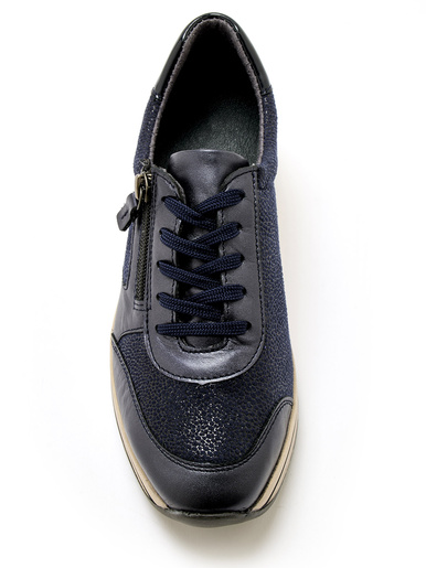 Baskets zip et lacets semelle amovible