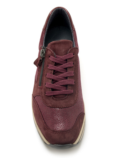 Baskets zip et lacets semelle amovible