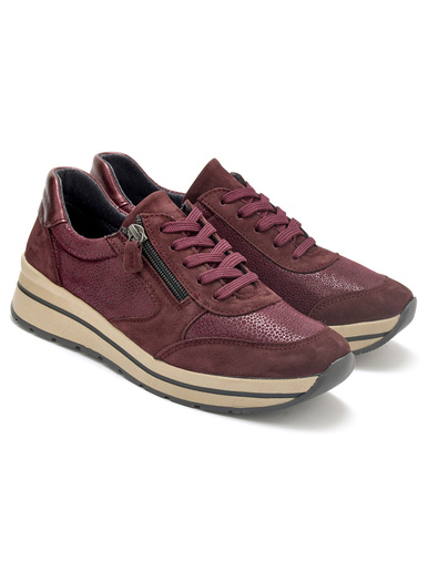 Baskets zip et lacets semelle amovible