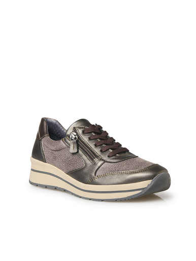 Baskets zip et lacets semelle amovible