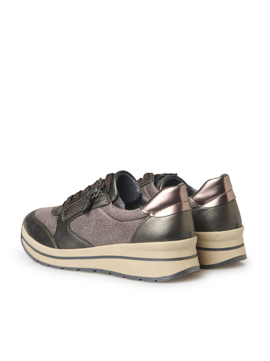 Baskets zip et lacets semelle amovible