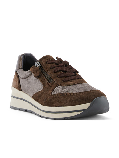 Baskets zip et lacets semelle amovible