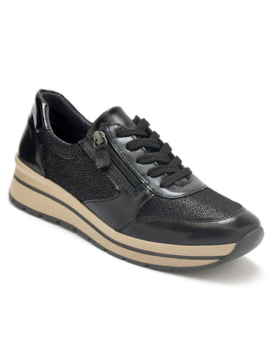 Baskets zip et lacets semelle amovible