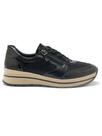Baskets zip et lacets semelle amovible