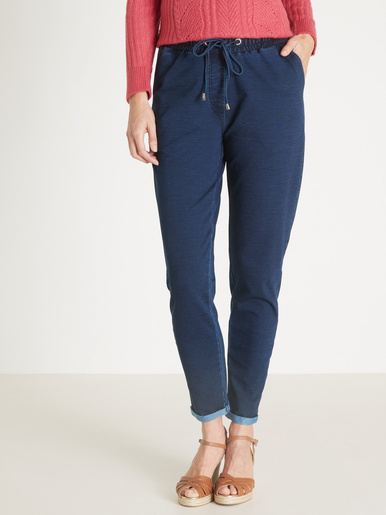Pantalon de jogging 7/8ème - Daxon - Bleu denim