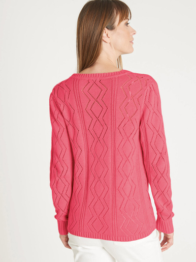 Cardigan en maille fantaisie