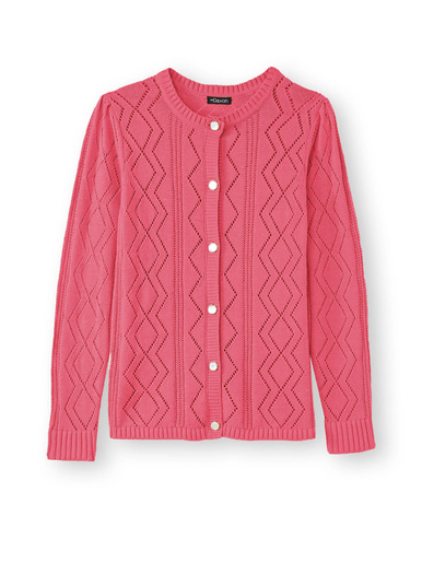 Cardigan en maille fantaisie
