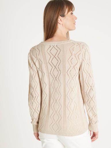 Cardigan en maille fantaisie