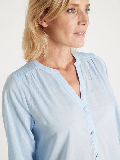 Blouse en voile de coton