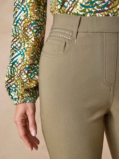 Tregging stretch taille élastique