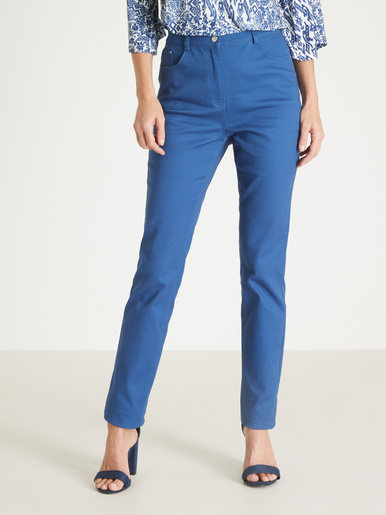 Pantalon 5 poches coupe droite - Daxon - Marine