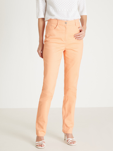 Pantalon 5 poches coupe droite - Daxon - Melon
