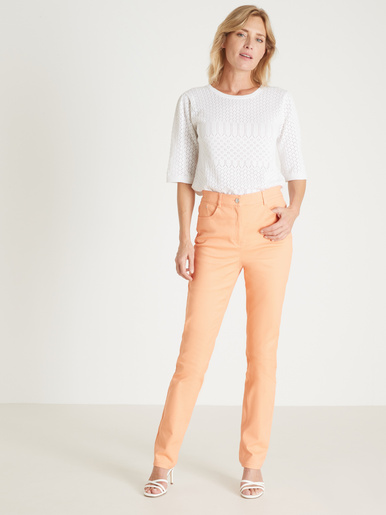 Pantalon 5 poches coupe droite